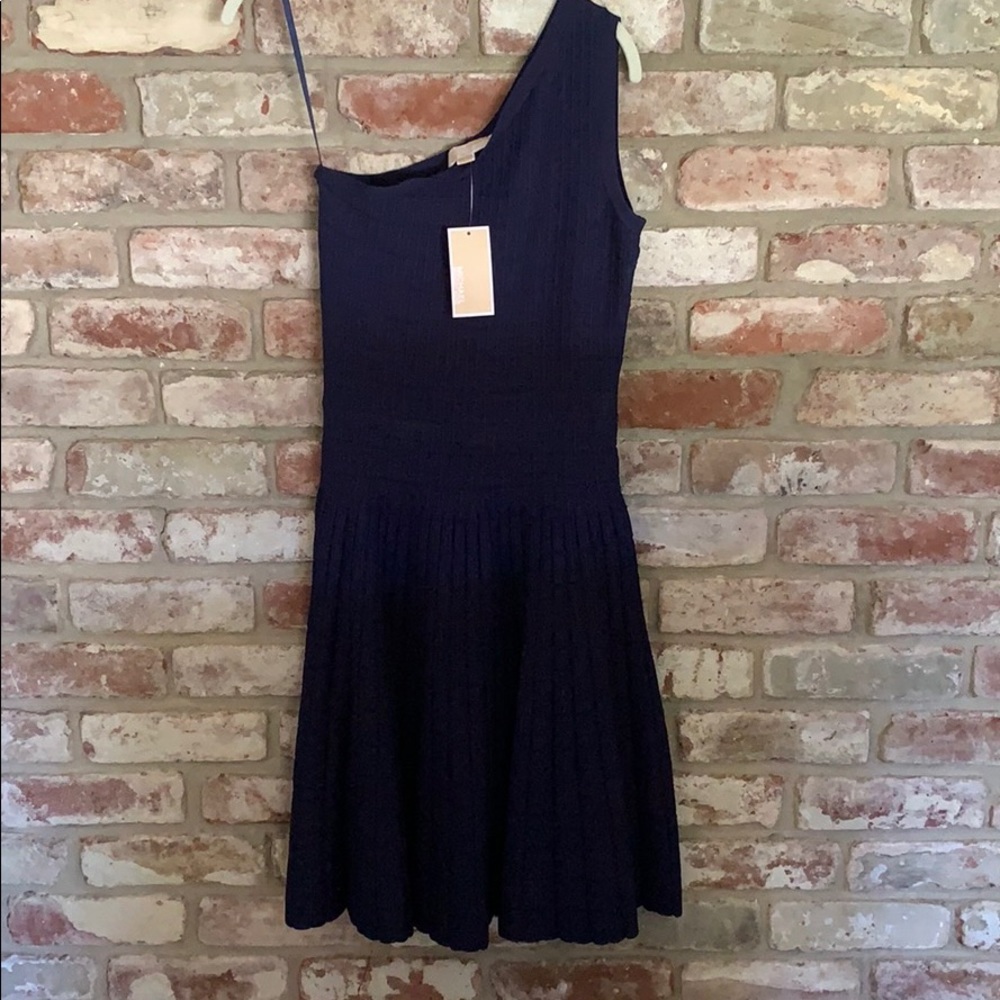 Michael Kors Off Shoulder Knit Dress NWT